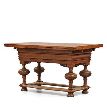 206. A Dutch baroque table, early 18th century.