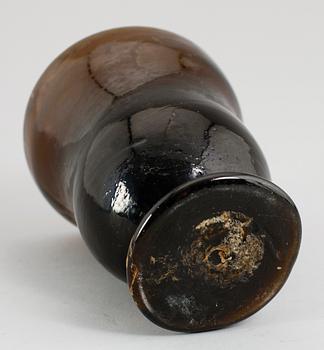 MORTEL, brunt glas, 1800-tal.
