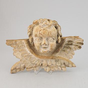 A wood relief, 18th/19th Century.