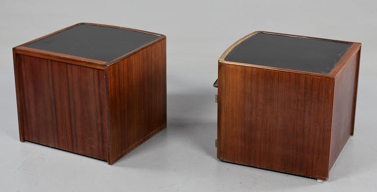 SÄNGBORD, ett par, art déco, 1900-talets första hälft.