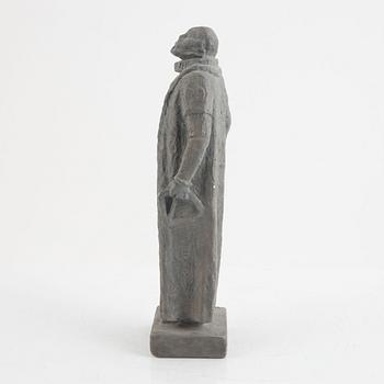 Ivar Johnsson, a patinated plaster sculpture.