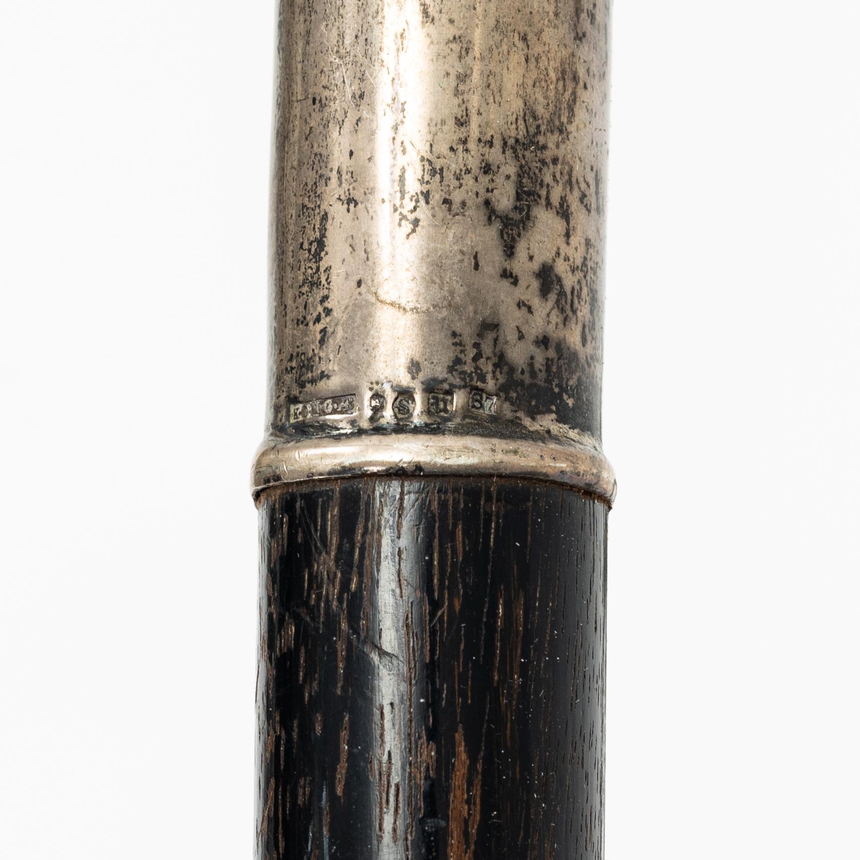 Käppar, 6 st, trä och silver, bl.a. MGAB, Uppsala, 1960.