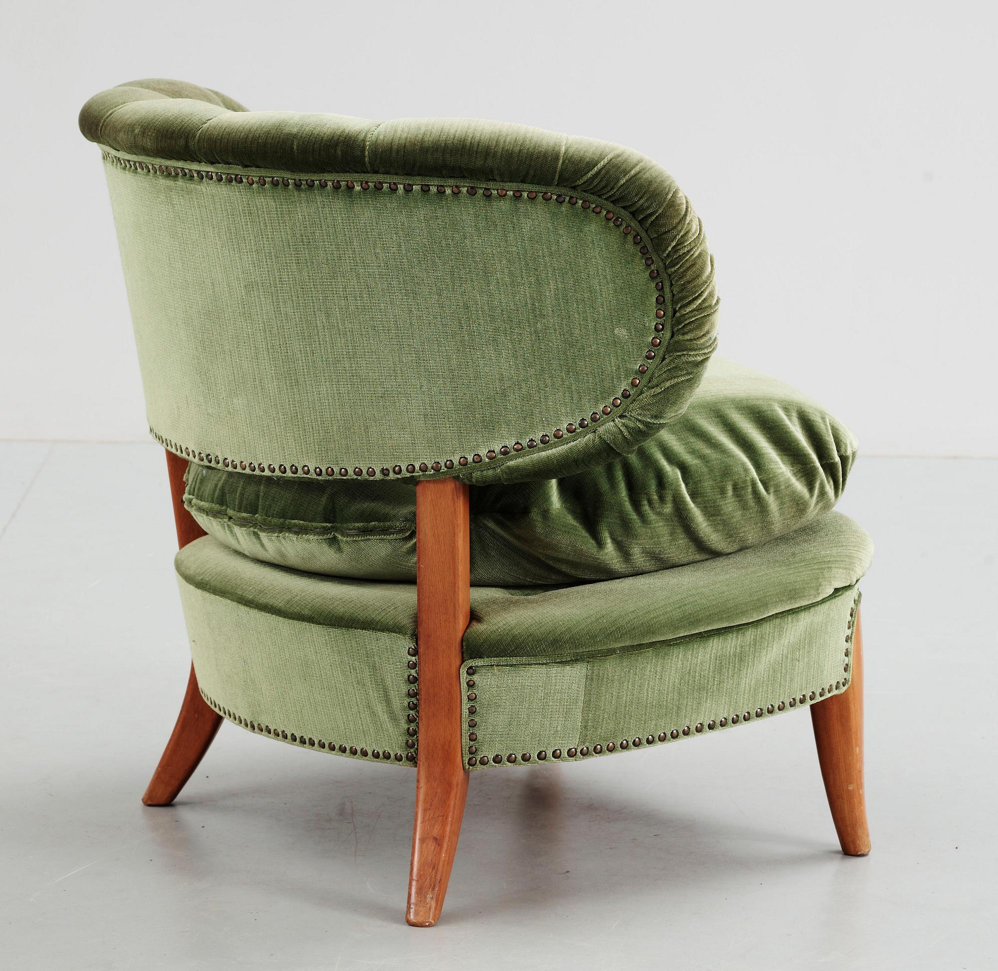 FÅTÖLJ, "Schulz", Otto Schulz JIO Möbler. 1900-talets mitt.