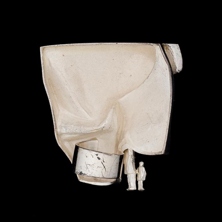 BJÖRN WECKSTRÖM, ring "Esine Vorgasta", silver. Lapponia 1972.