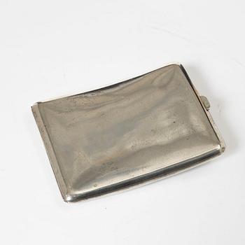 A silver cigarette /calling card case, China, Zee Sung, early 20th century.