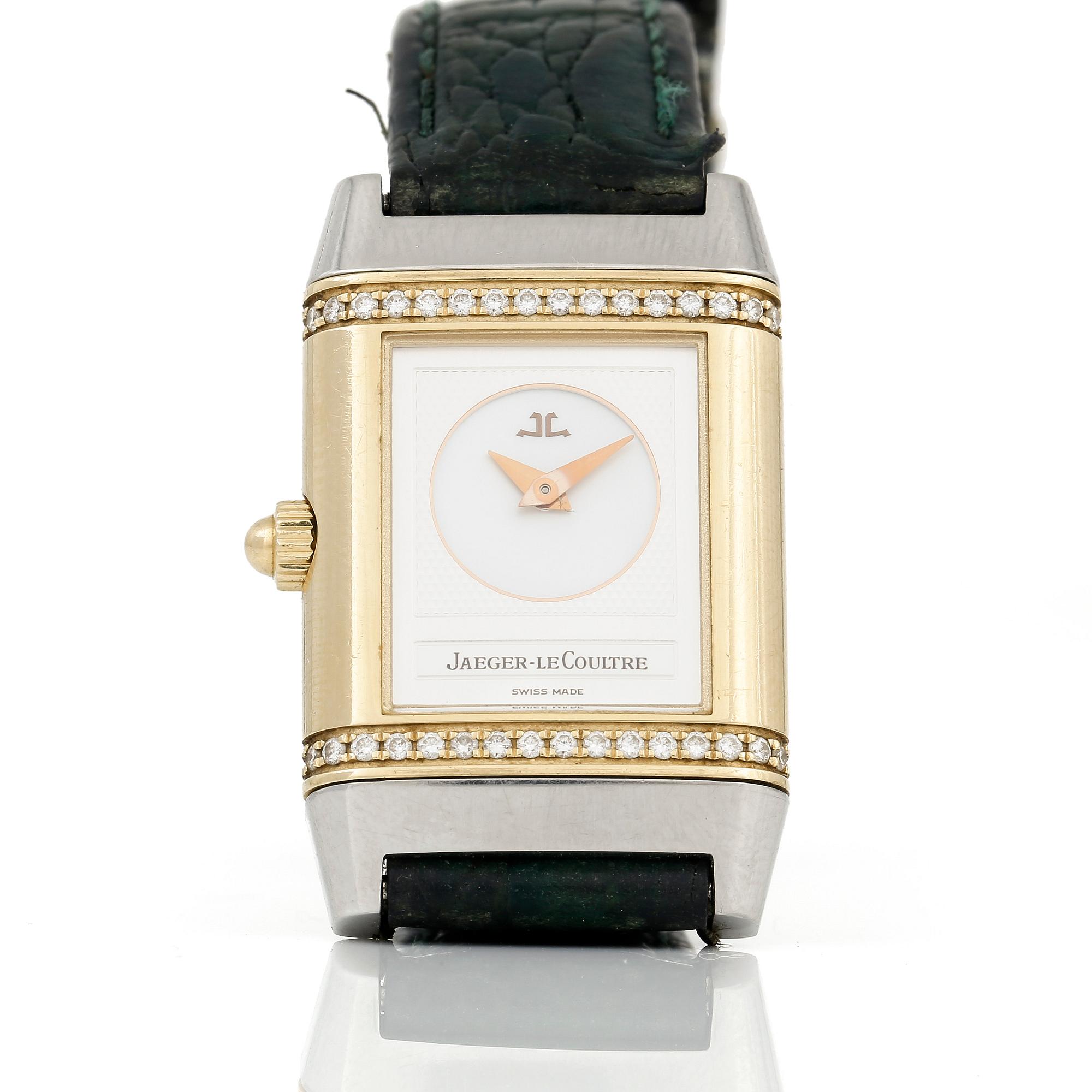 ARMBANDSUR, dam, "Reverso", Jaeger Le Coultre, Schweiz, ca 2000.