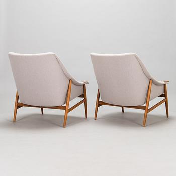 A pair of 1960s. "Grace 61" armchairs for Ikea.