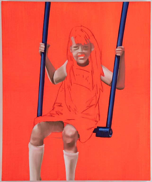 Holger Kurt Jäger, acrylic on canvas, signed verso.