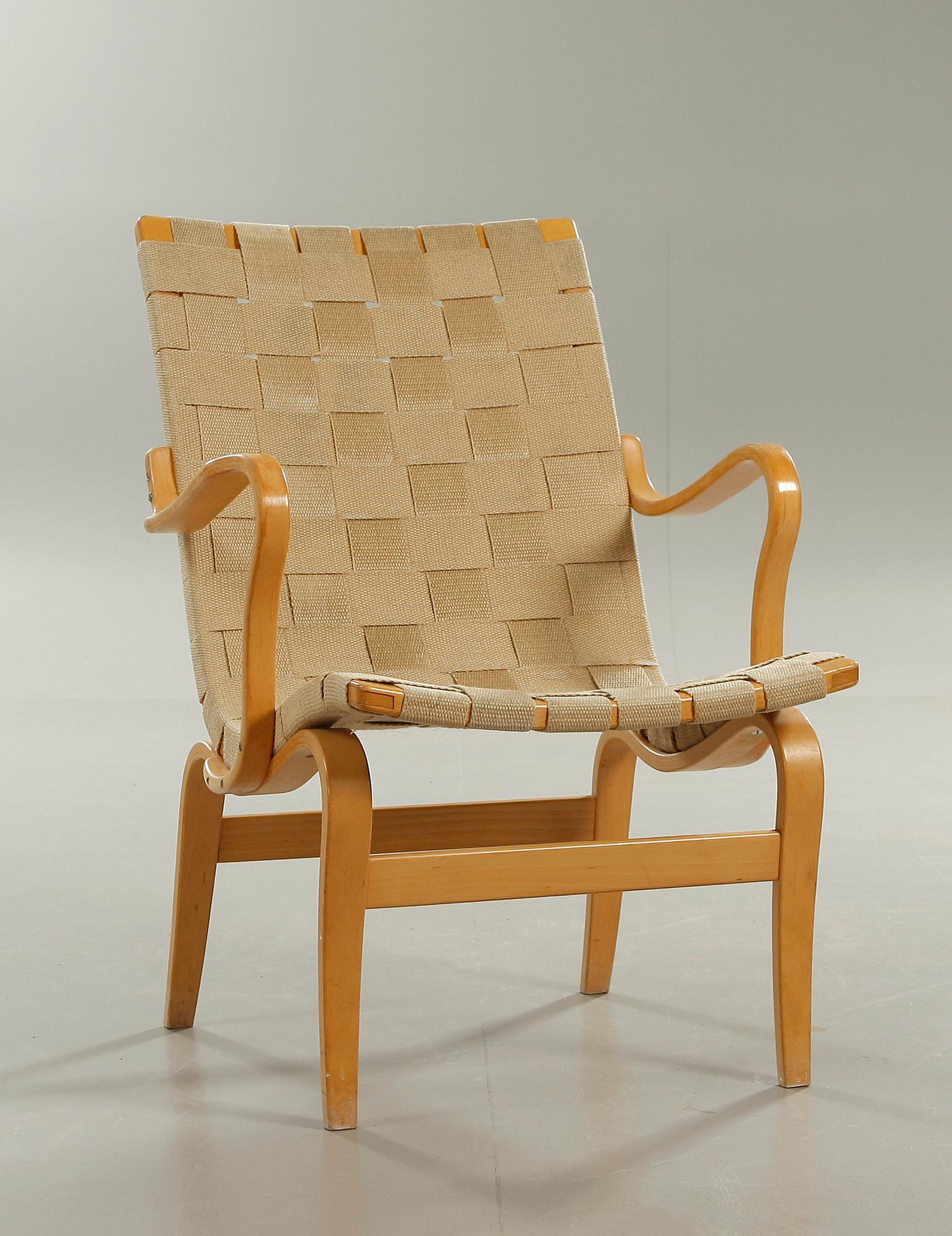 KARMSTOL, "Eva",  Bruno Mathsson för Dux.