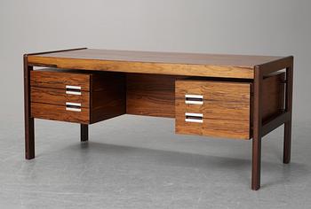 A Dyrlund-Smith palisander desk, Denmark 1960's.