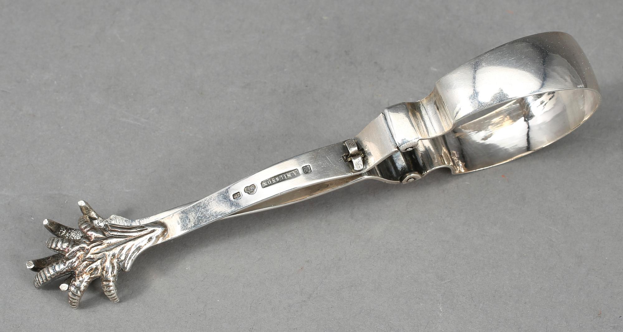 KAKTÅNG, silver, Anders Nilsson, Lund, 1926. Vikt 37 gram.