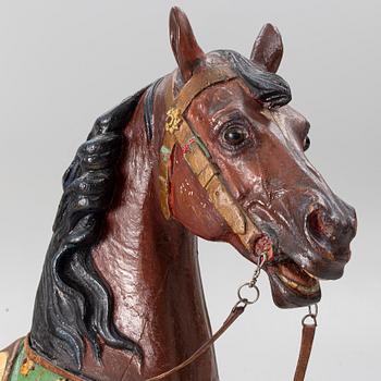 Carousel horse, France, circa 1900.