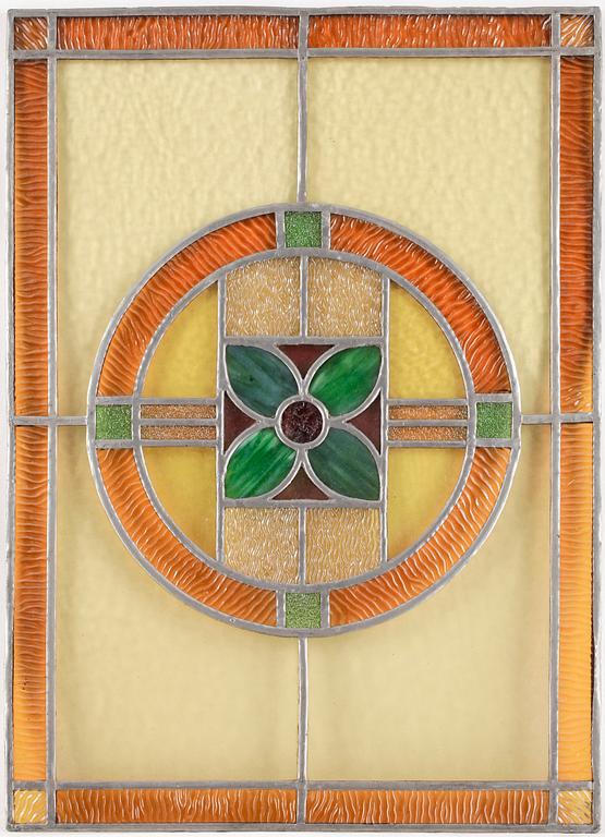 BLYFÖNSTER, ett par, 1900-tal.