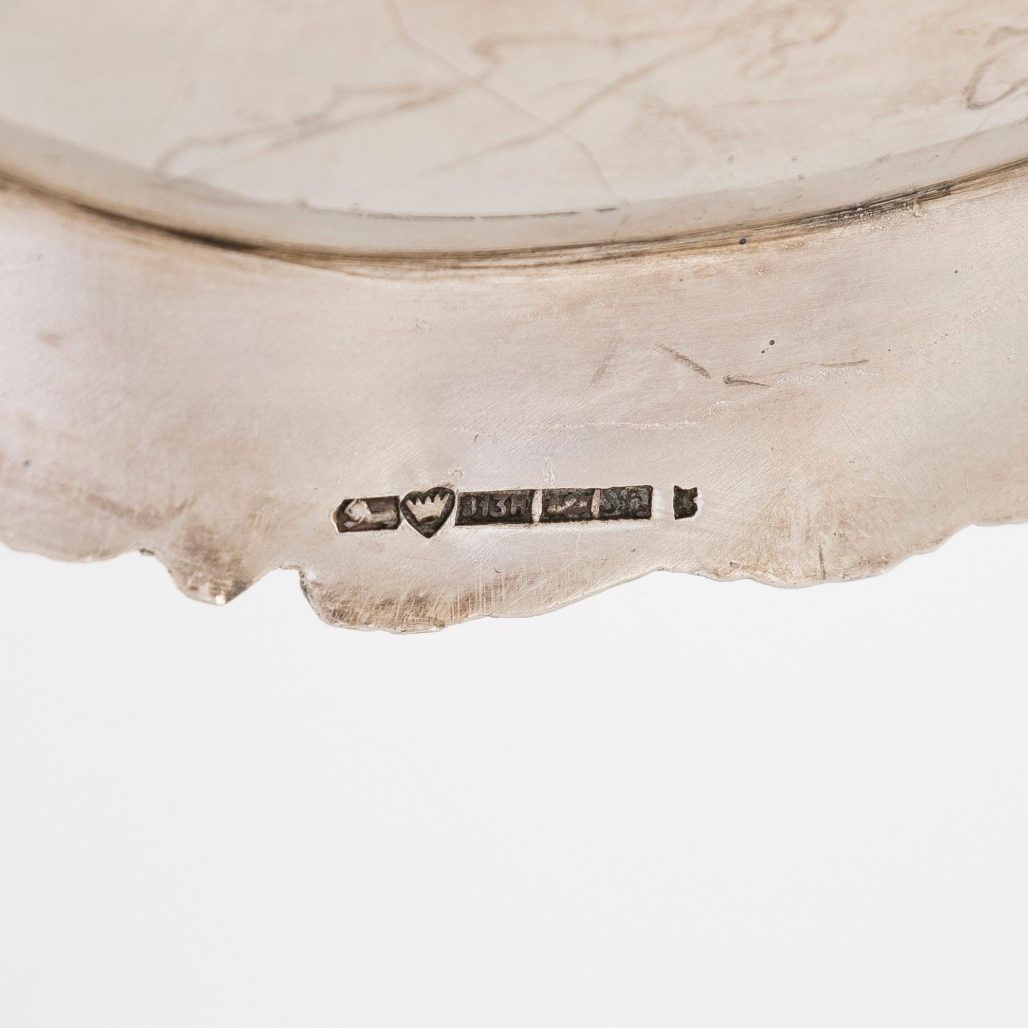 A silver tray, Kultakeskus, Tavastehus, 1947.