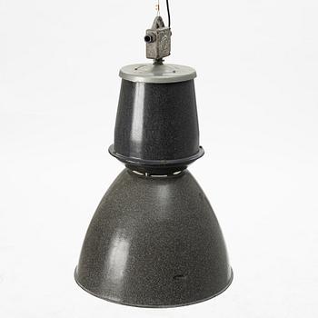 Ceiling lamp, industrial model, second half of the 20th century.