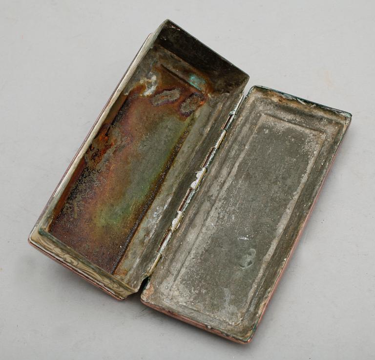 DOSA, koppar och mässing, 1800-tal.