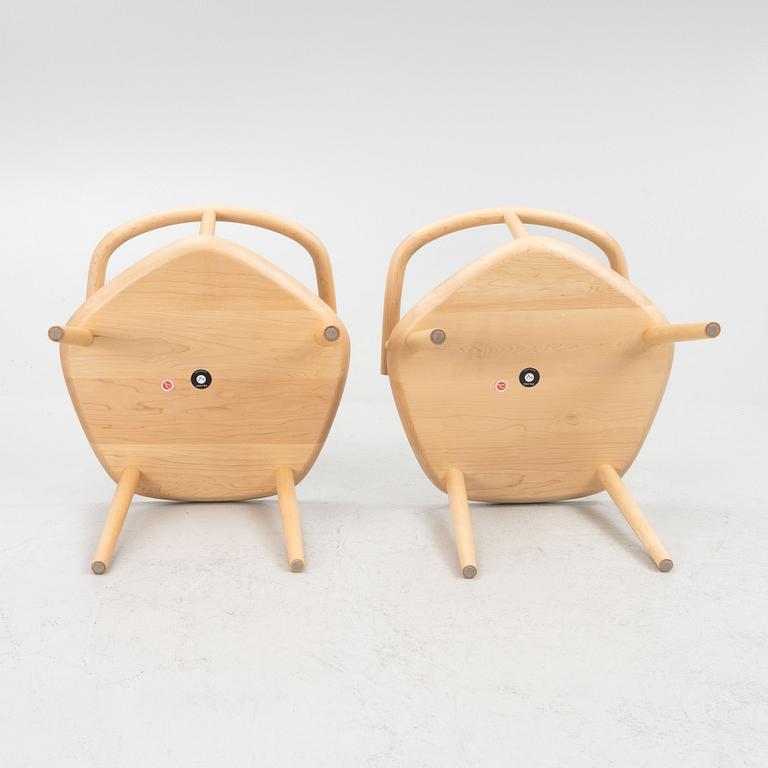 Claesson Koivisto Rune, karmstolar, ett par, "Five chair", Meetee, Japan, 2013.