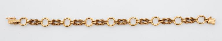 HERMÈS, ''Cordage Noued Marin'', armband, ca 1950-tal.