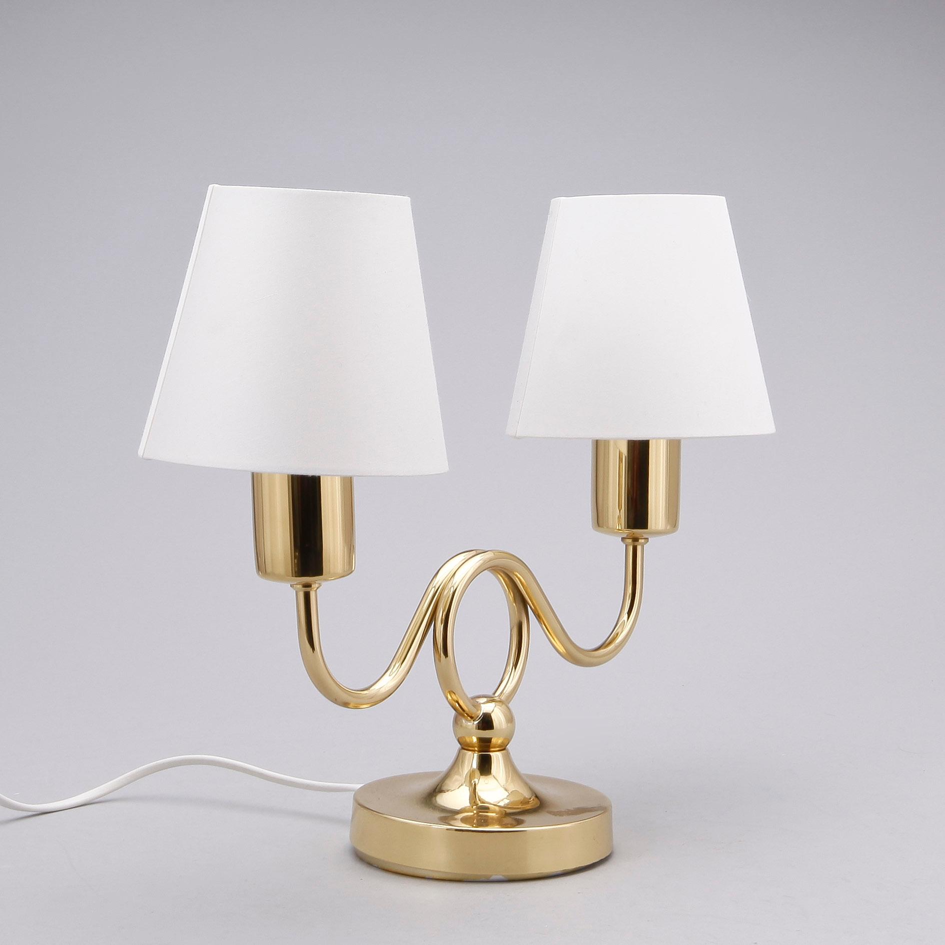 BORDSLAMPA, mässing, modell 2483, Josef Frank, Firma Svenskt Tenn.