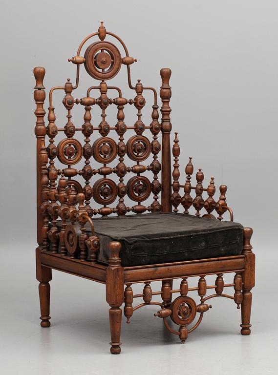 KARMSTOL, sk ABBOTSTOL. Burma, 1900-tal.