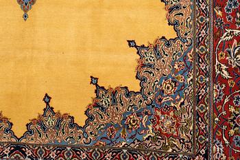 Matta, Old Isfahan, part silk, ca 311 x 201 cm.