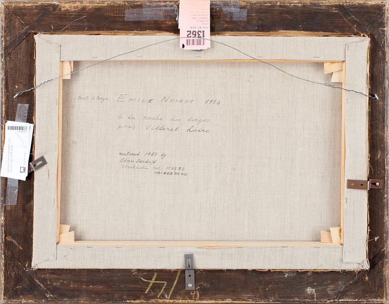 ÉMILE NOIROT, olja på duk, sign o dat 1906.