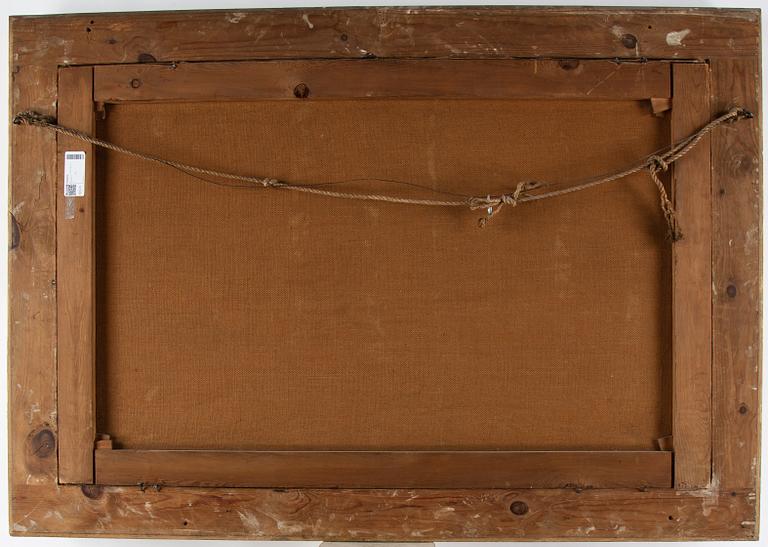 UNKNOWN ARTIST, oil on canvas, siugned E., Dahlberg and dated 1881.