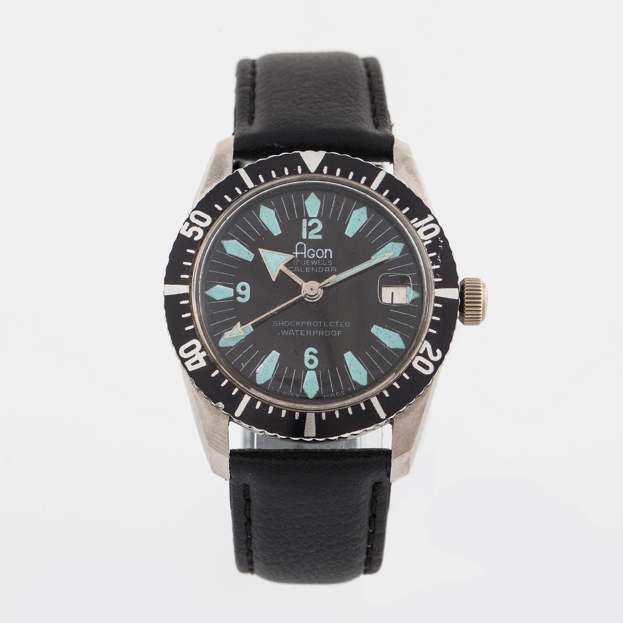 AGON, wrist watch, 36 mm.