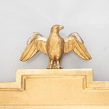 A gilded mirror sconce, second half of the 20th century.