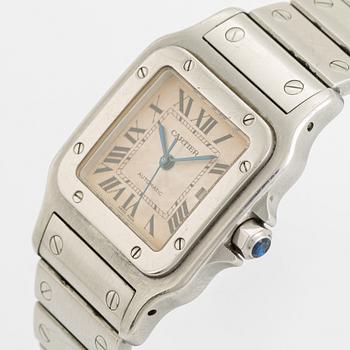 Cartier, Santos Galbée, armbandsur, 29 x 29 (41) mm.