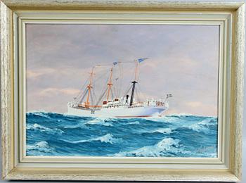 OLAF GULBRANDSEN, olja på pannå, sign och dat 1917.