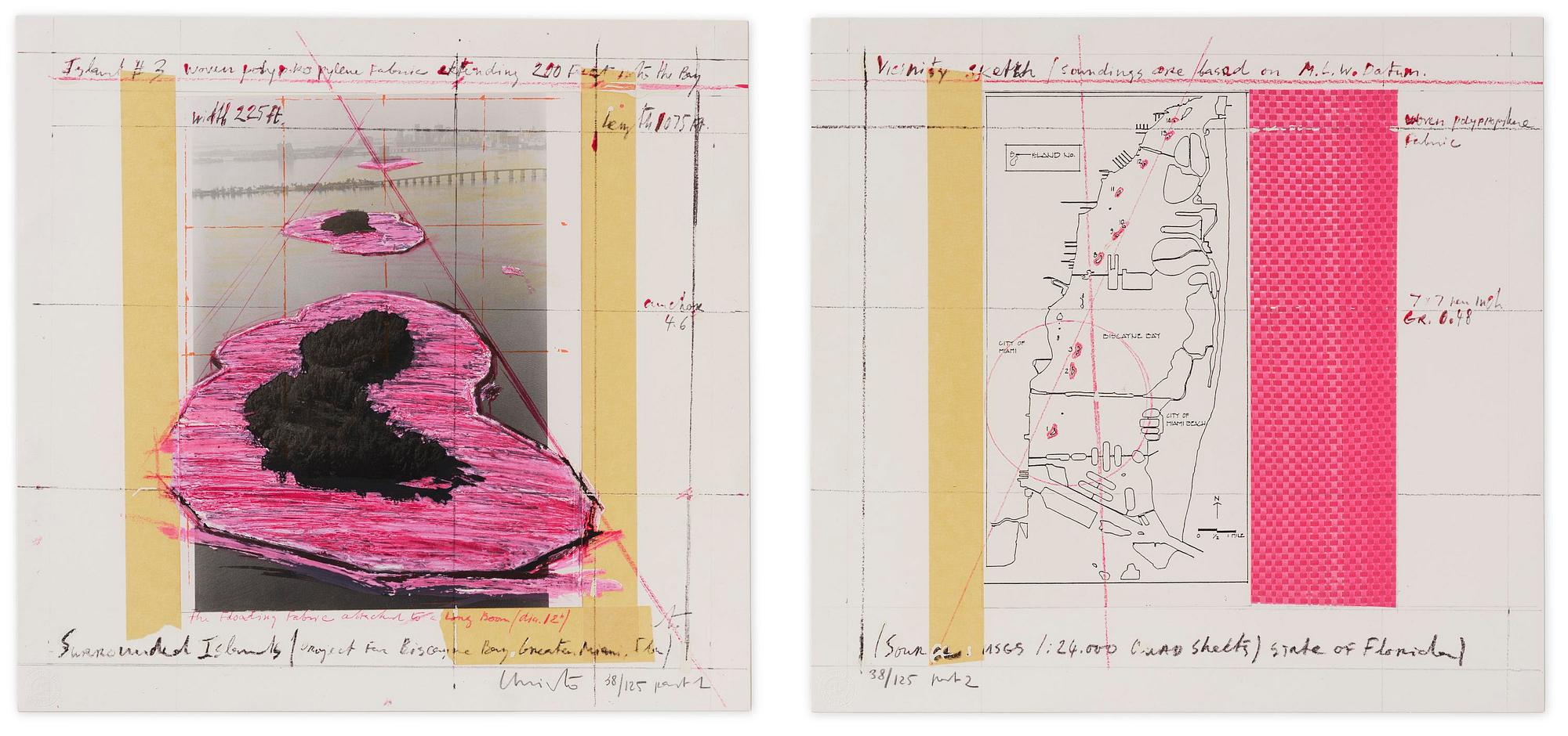 Christo Vladimirov Javacheff, "Surrounded Islands, Project for Biscayne Bay, Greater Miami, Florida".