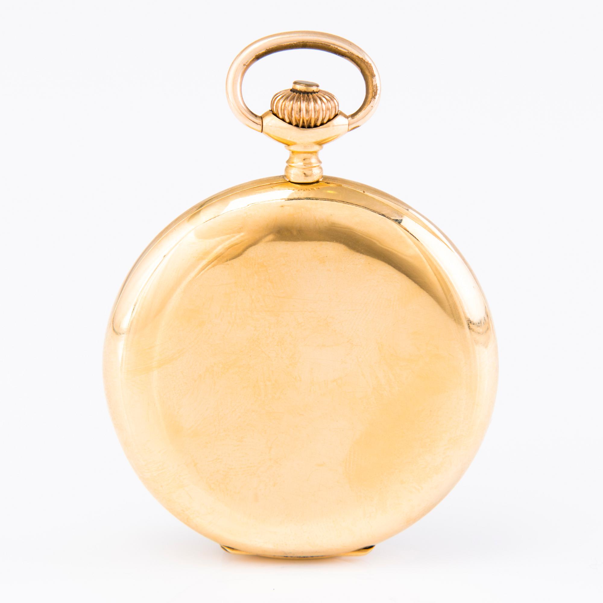 LONGINES, pocket watch, hunting case, 50 mm.