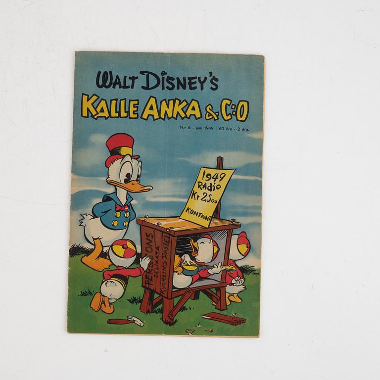 Serietidning, "Kalle Anka & Co" Nr 6, 1949.