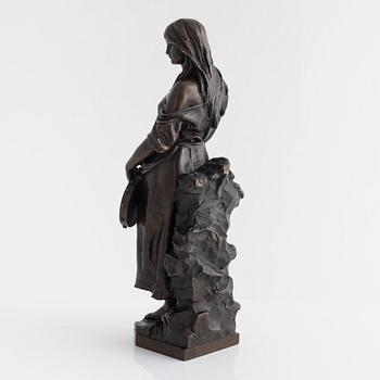 Eugène Marioton, Young woman with a tabourine.