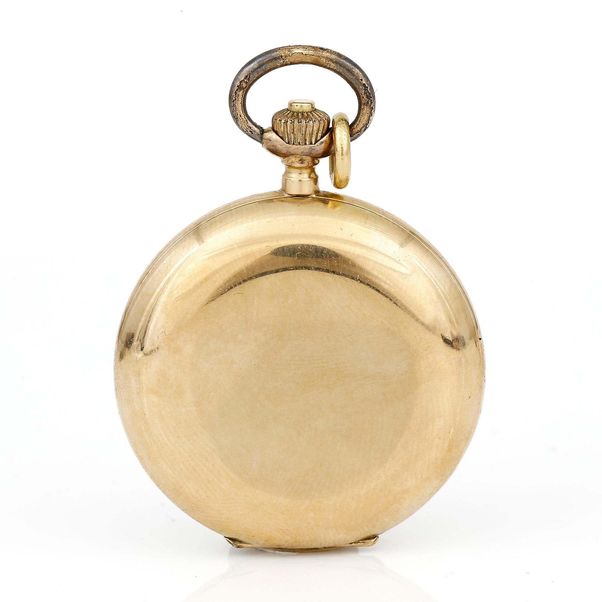 FICKUR, 14k guld, tot vikt ca 26,4 gram.