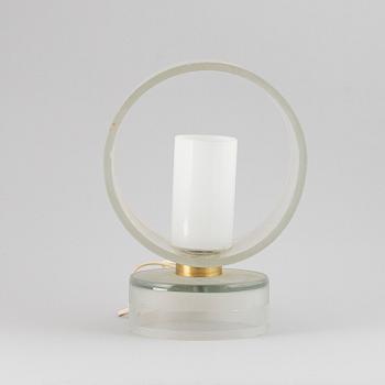 BORDSLAMPA, glas, funkis, 1930-/1940-tal.