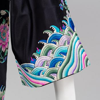 Two Chinese embroidered jackets, 20th century.