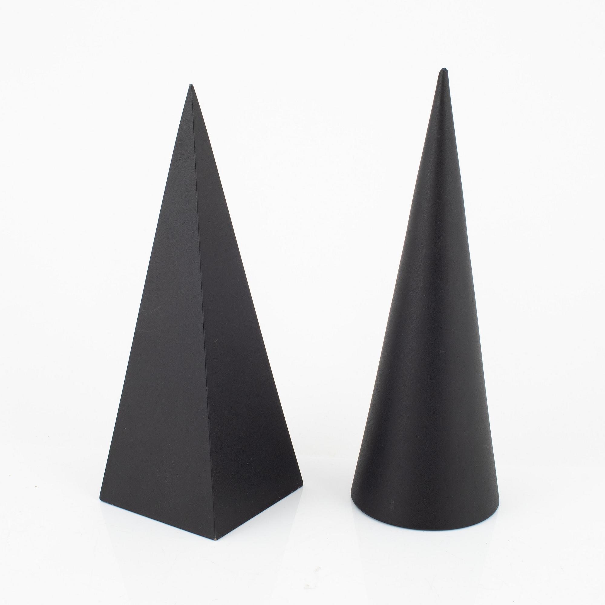 Pinetti, objects / sculptures, 2 pcs, Italy 1980s.