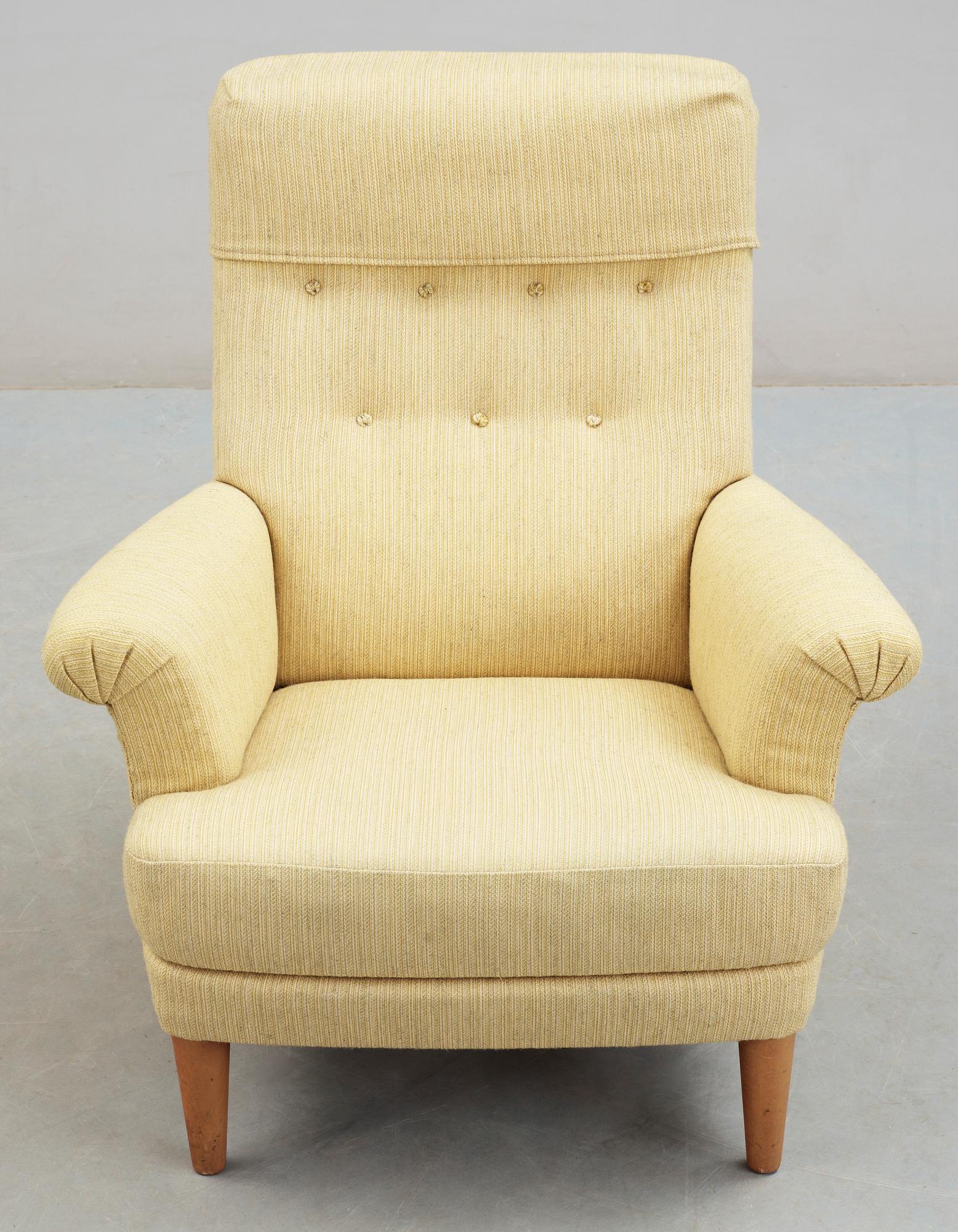 FÅTÖLJ, "Bergshamra", Carl Malmsten.