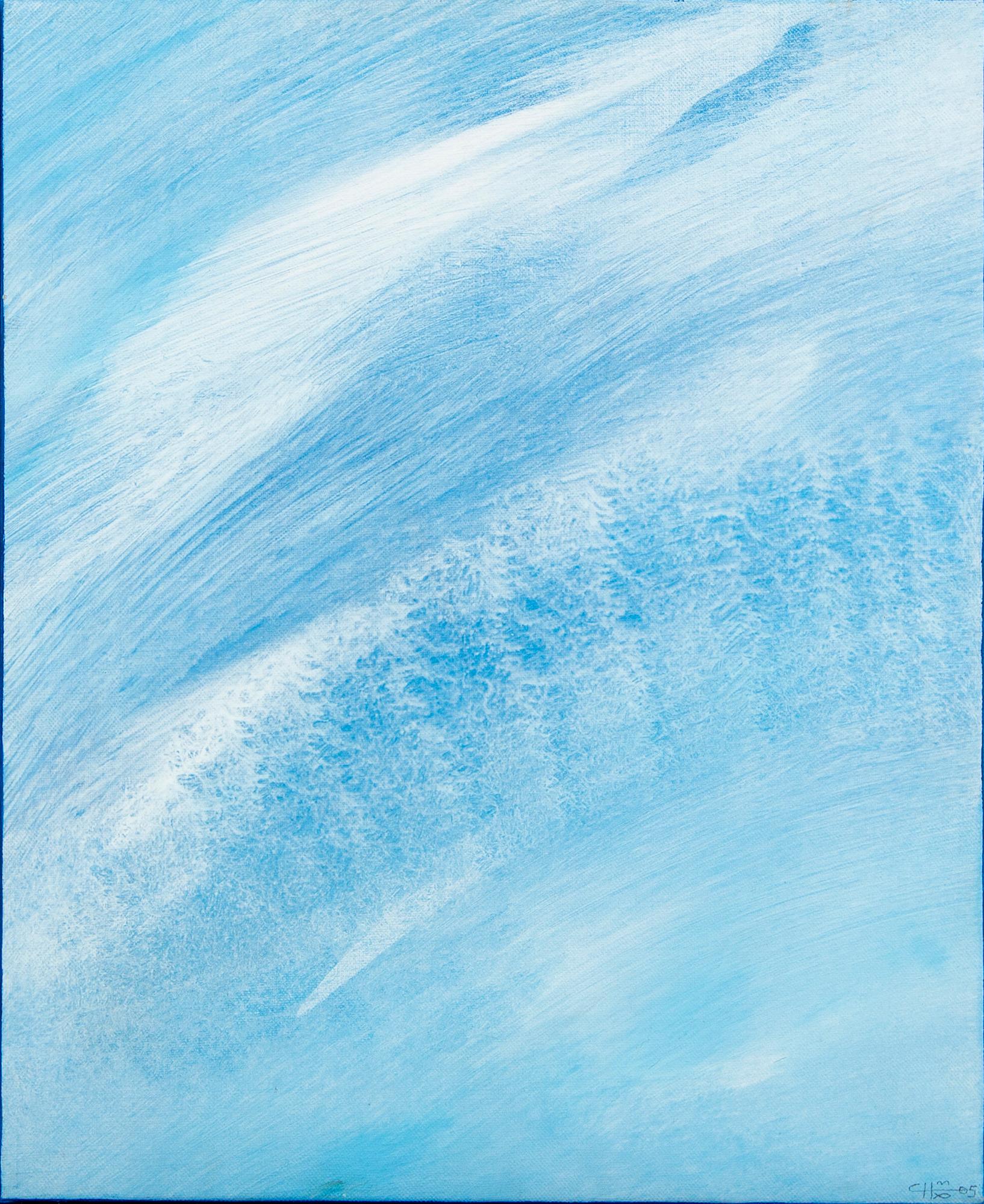 Curt Hilfon, oil on canvas, signed, dated 2005, "The Wind".