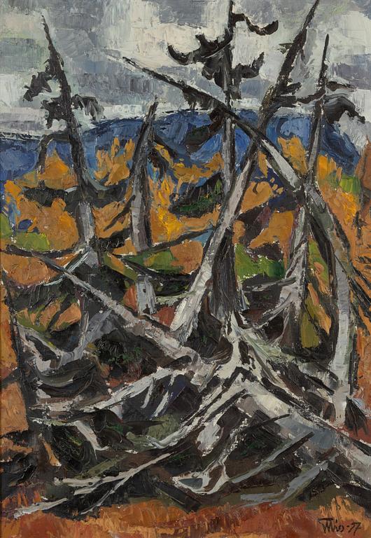Bengt Ellis, oil on canvas, signed and dated -57.