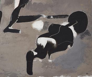 Lage Lindell, oil on canvas, signed.