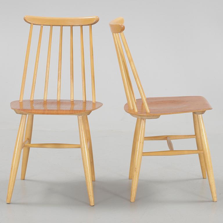 STOLAR, 6 st, "Fanett", Ilmari Tapiovaara, Edsbyverken, 1950-tal.
