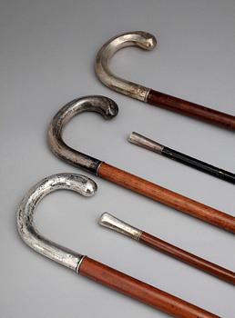 KÄPPAR, 5 st, bl.a. silver, 1900-talets mitt.