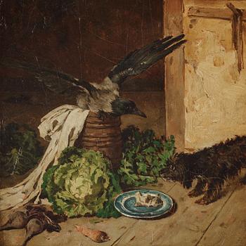 August Jernberg, Still Life with Animals.