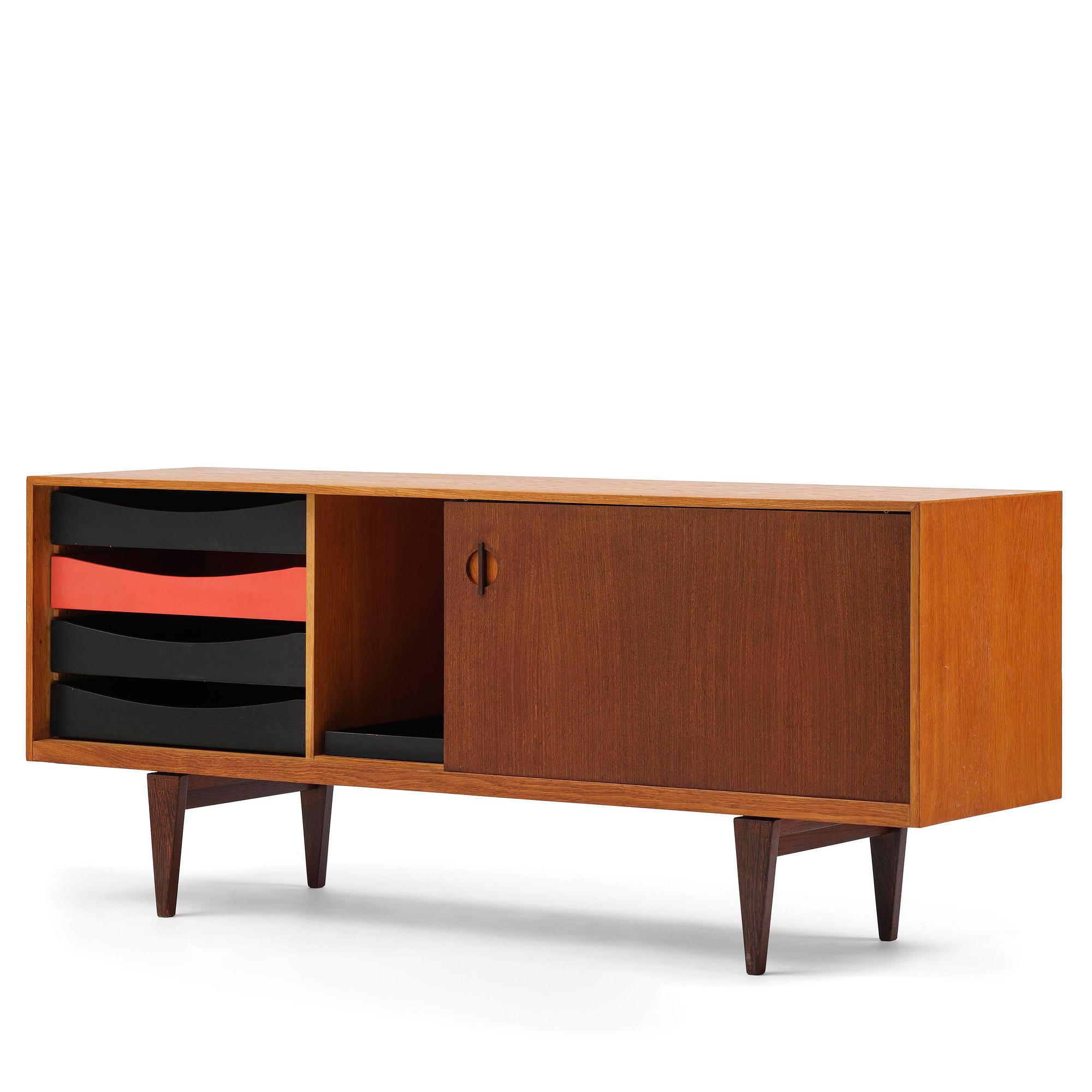 Erik Wørts, sideboard, Kjellerup Møbelfabrik, Danmark, 1960-tal.