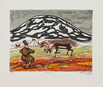 LARS PIRAK, färglitografi , signerad och numrerad 176/320.