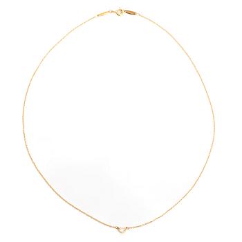 Tiffany & Co, Elsa Peretti, kaulakoru, "Diamonds by the Yard", 18K kultaa ja briljanttihiottu timantti.