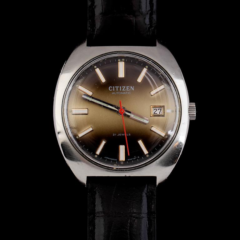 ARMBANDSUR, stål, Citizen, 1970-tal.
